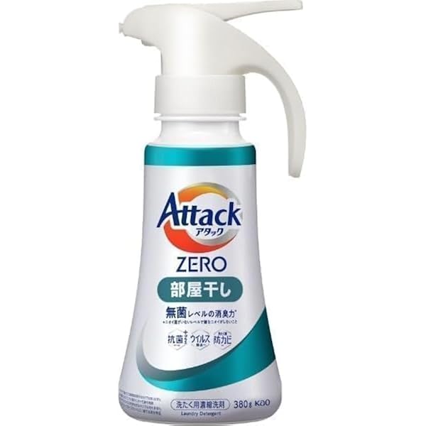 【20個セット】 アタックゼロ 洗濯洗剤 ボトル本体 380g アタック アタックZERO 本体 380g : かいごのもり - 通販